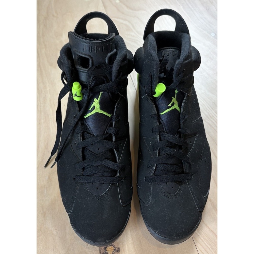 Jordan Air Jordan 6 Retro Electric Green Black High Top Mens Size 12 Basketball